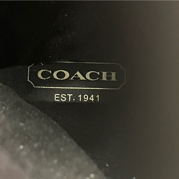 COACH FUR LINED MID CALF BROWN WINTER BOOTS WOMENS SIZE 8.5 - Picture 9 of 9